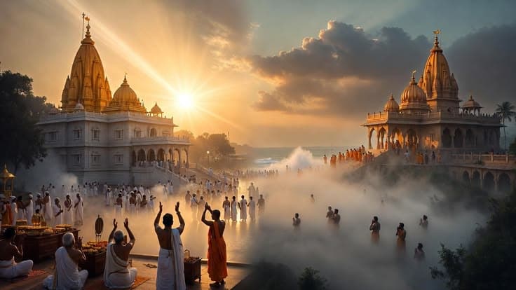 Temple landscape